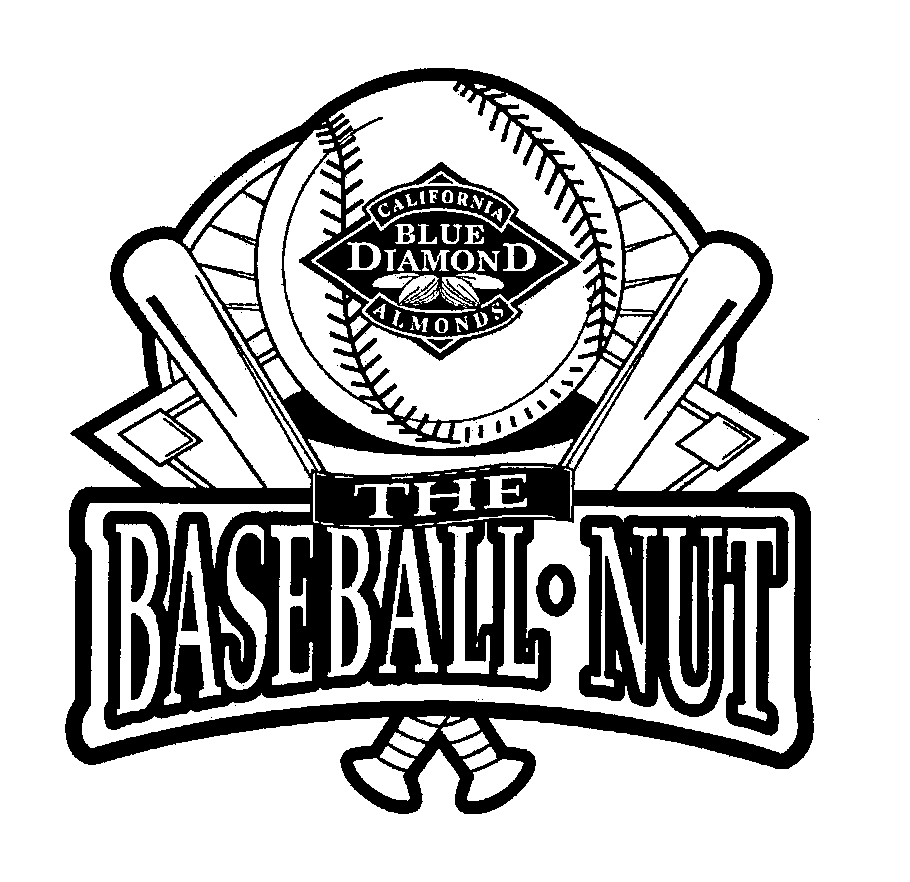  CALIFORNIA BLUE DIAMOND ALMONDS THE BASEBALL NUT