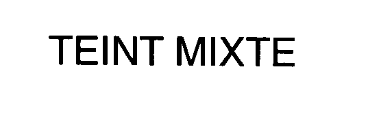 Trademark Logo TEINT MIXTE