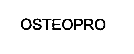 Trademark Logo OSTEOPRO