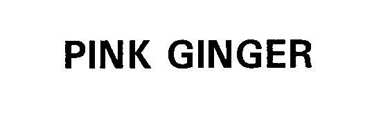 Trademark Logo PINK GINGER