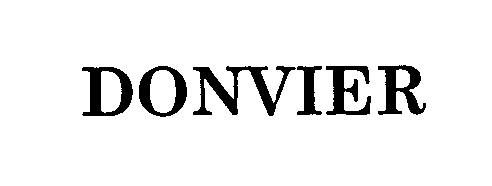 Trademark Logo DONVIER