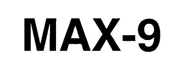 Trademark Logo MAX-9