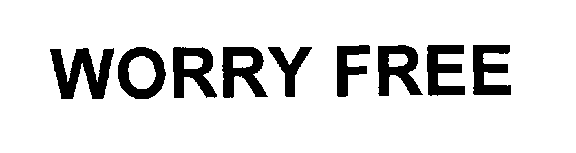 Trademark Logo WORRY FREE