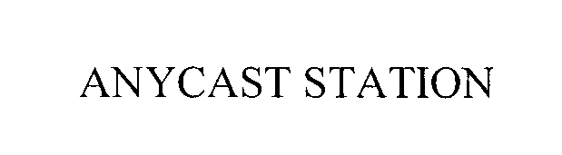 Trademark Logo ANYCAST STATION