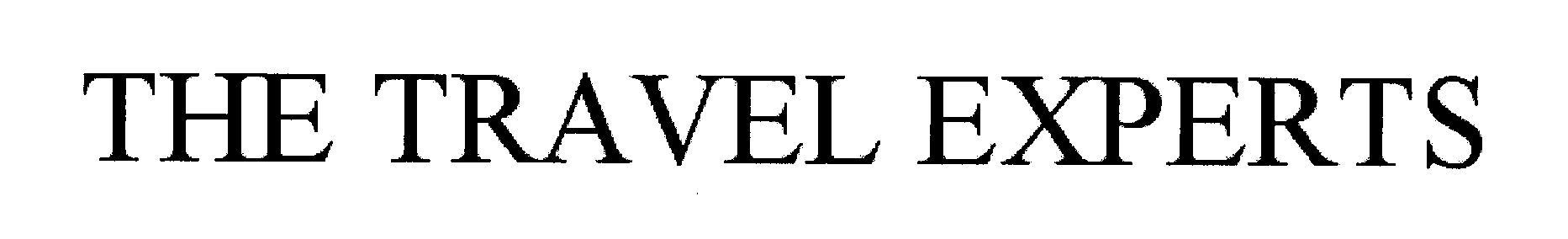 Trademark Logo THE TRAVEL EXPERTS