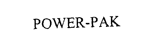  POWER-PAK