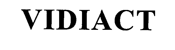 Trademark Logo VIDIACT