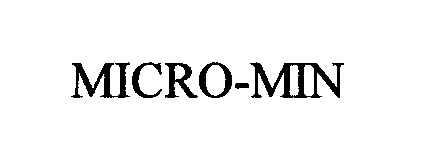 Trademark Logo MICRO-MIN