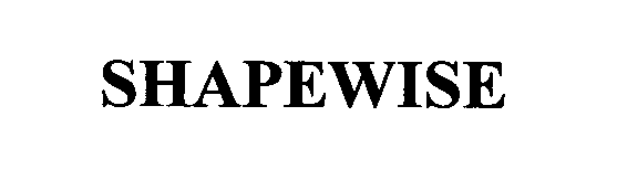 Trademark Logo SHAPEWISE