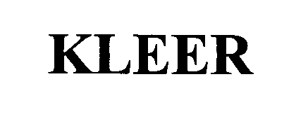Trademark Logo KLEER