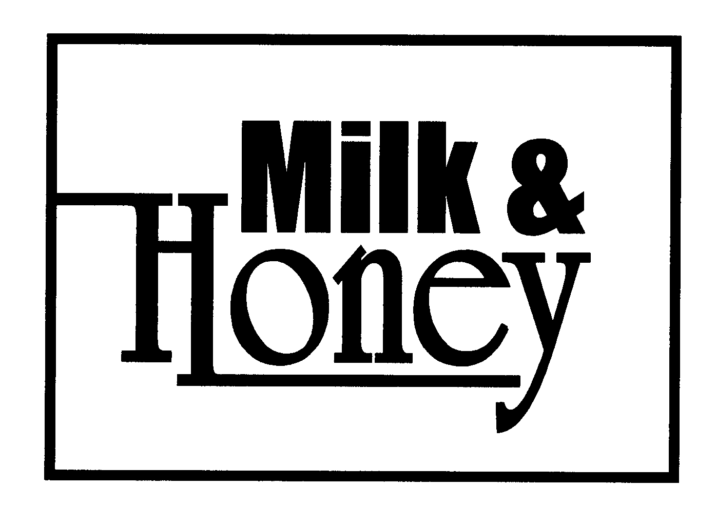 Trademark Logo MILK & HONEY