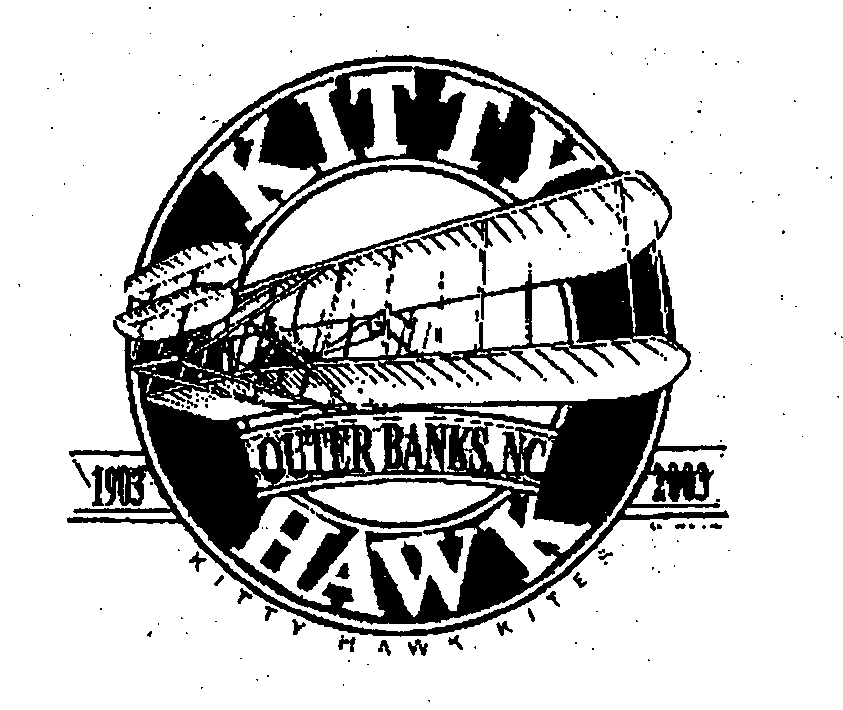 Trademark Logo KITTY HAWK OUTER BANKS, NC 1903 2003 KITTY HAWK KITES