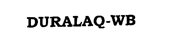 Trademark Logo DURALAQ-WB