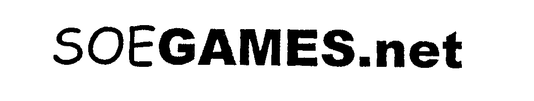 Trademark Logo SOEGAMES.NET