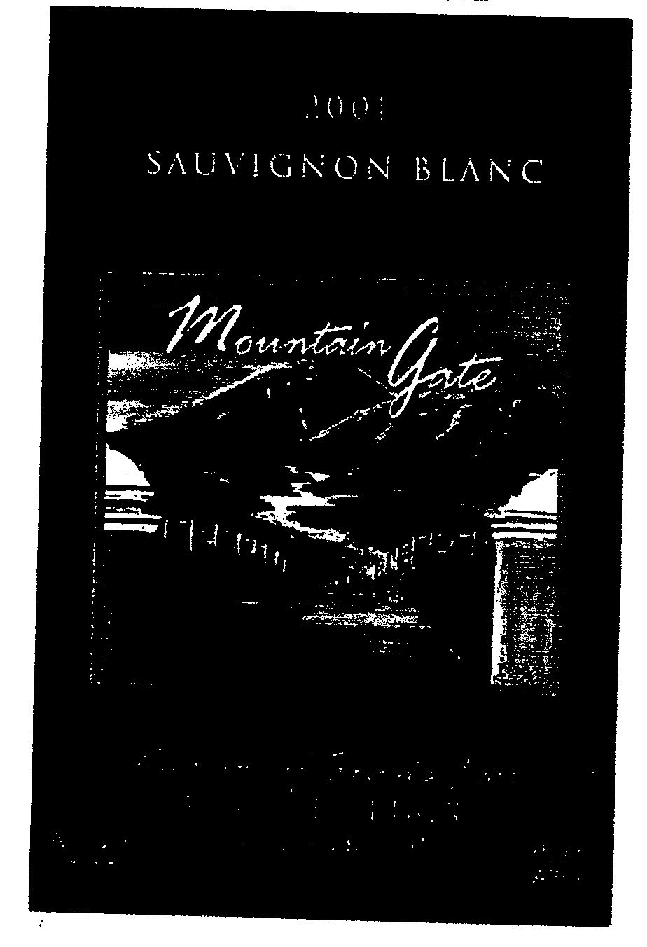  SAUVIGNON BLANC MOUNTAIN GATE