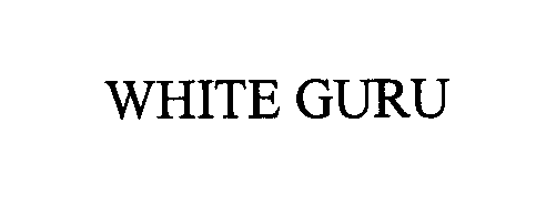 Trademark Logo WHITE GURU