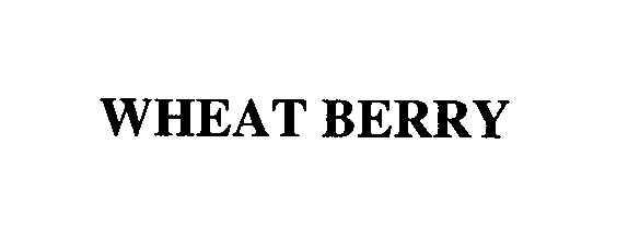 Trademark Logo WHEAT BERRY