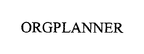 Trademark Logo ORGPLANNER