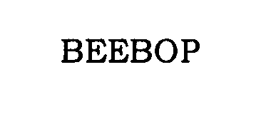 Trademark Logo BEEBOP