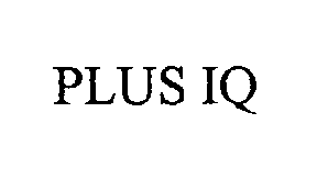 Trademark Logo PLUS IQ