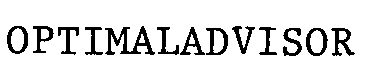 Trademark Logo OPTIMALADVISOR