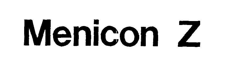 Trademark Logo MENICON Z