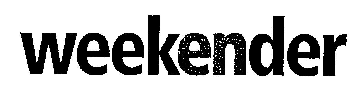 Trademark Logo WEEKENDER