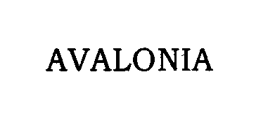 Trademark Logo AVALONIA