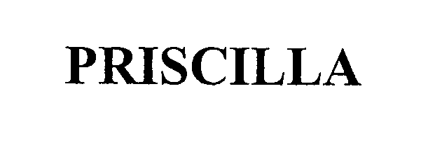 Trademark Logo PRISCILLA