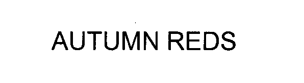 Trademark Logo AUTUMN REDS