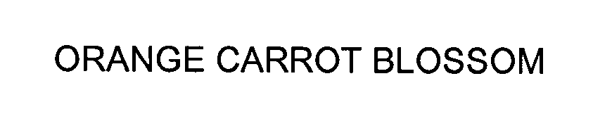 Trademark Logo ORANGE CARROT BLOSSOM