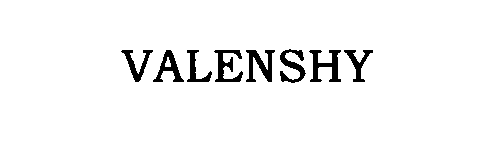 Trademark Logo VALENSHY