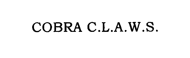 Trademark Logo COBRA C.L.A.W.S.