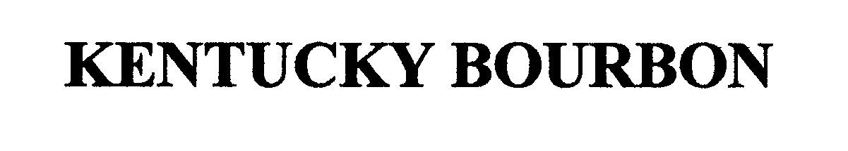Trademark Logo KENTUCKY BOURBON