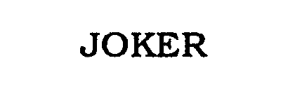Trademark Logo JOKER