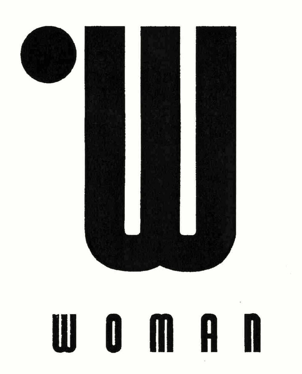Trademark Logo W WOMAN