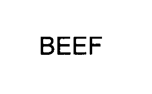 Trademark Logo BEEF