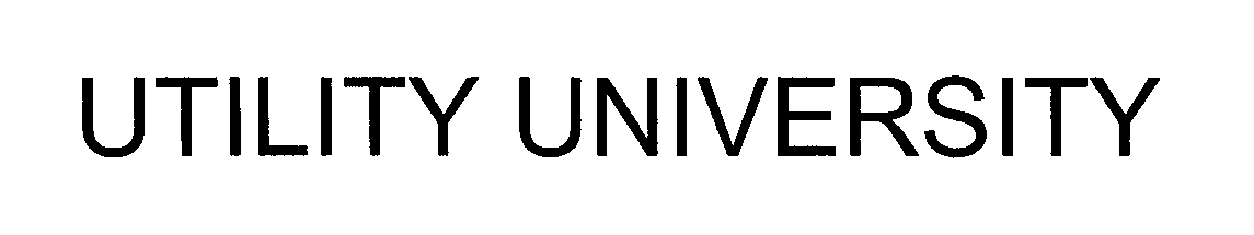 Trademark Logo UTILITY UNIVERSITY