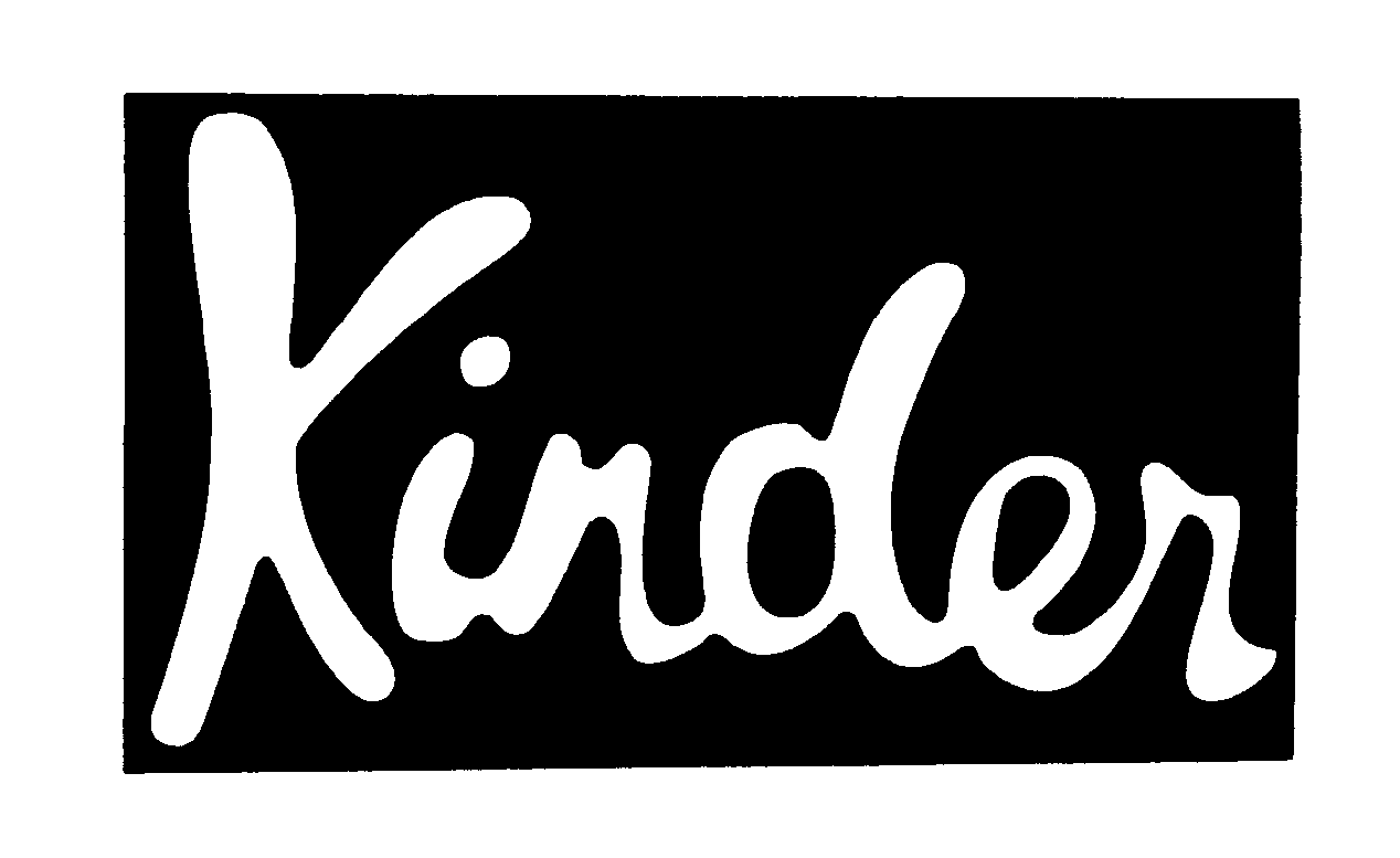 Trademark Logo KINDER