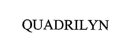 Trademark Logo QUADRILYN