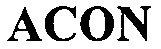 Trademark Logo ACON