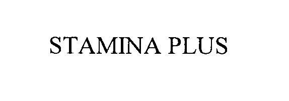 Trademark Logo STAMINA PLUS