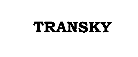 Trademark Logo TRANSKY