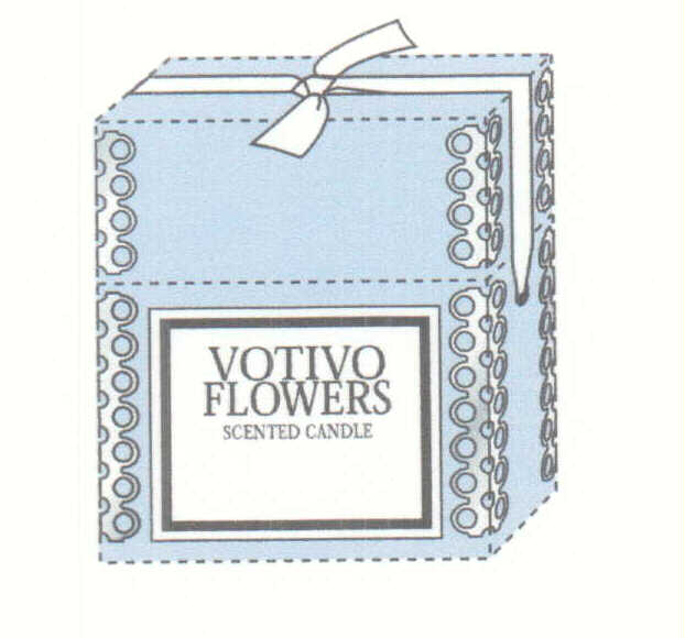Trademark Logo VOTIVO FLOWERS SCENTED CANDLE