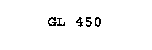Trademark Logo GL 450