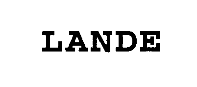 Trademark Logo LANDE