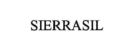 Trademark Logo SIERRASIL