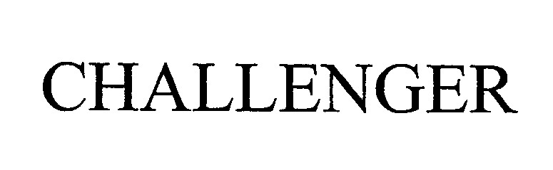 Trademark Logo CHALLENGER