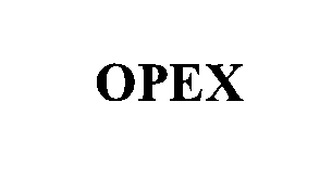Trademark Logo OPEX