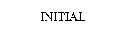 Trademark Logo INITIAL